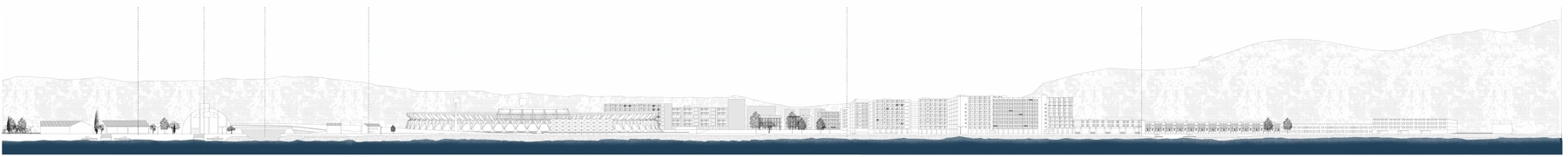 Élévation sur le littoral.