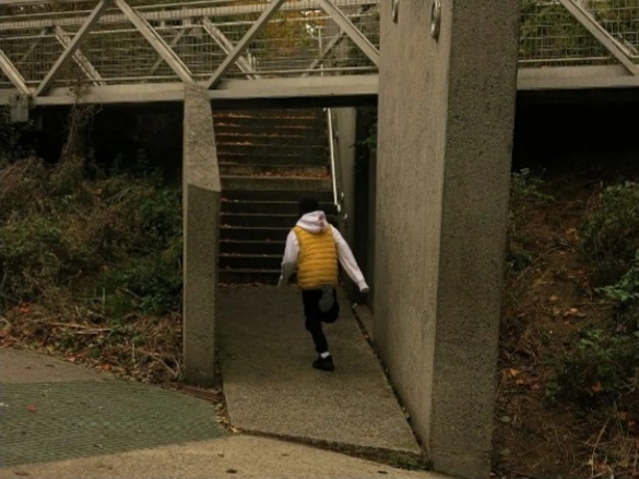 La traversée.